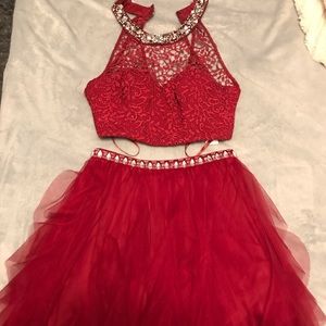 Formal dance two piece dress